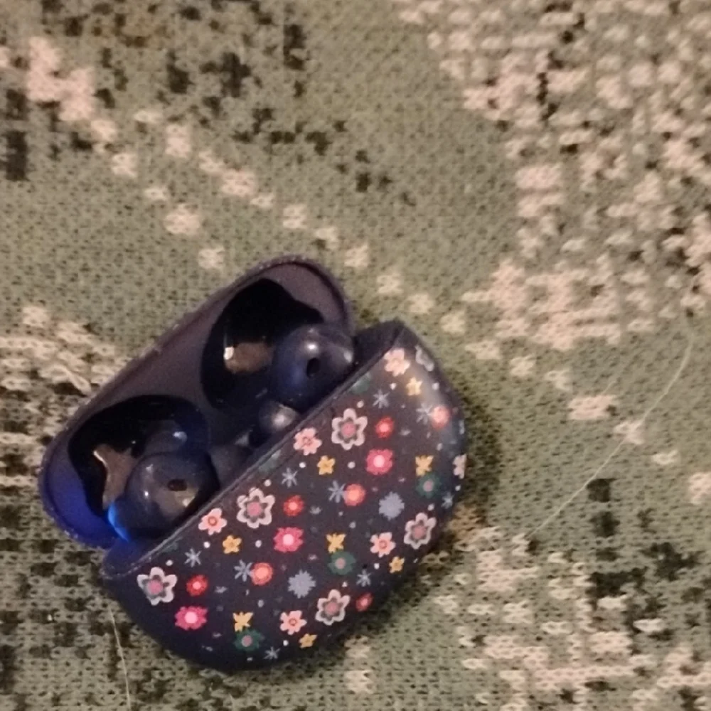 Floral Patterned Blue Case - Picture 3 of 7